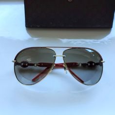 Gucci 4225/S Wpxjd Red Gold/Brown Gradient Sunglasses Marina Chain Brown Aviator Sunglasses, Gradient Sunglasses, Brown Gradient, Gucci Accessories, Aviator Sunglasses, Brown Gold, Red Gold, Sunglasses Accessories, Women Accessories