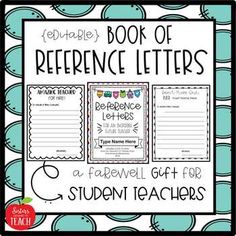 the book of reference letters for students to use in their writing and reading skills,