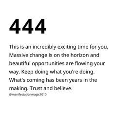 444 Signification, Meaning Of 444, 444 Meaning, 444 Angel Number, Dreaming Quotes, Quotes Thankful, Spiritual Awakening Signs, Quotes Positivity