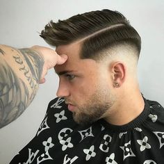 Mid Fade Haircut, Comb Over Haircut, Low Fade Haircut