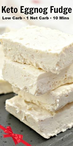 keto eggnog fudge low carb 1 net carb 10 mins