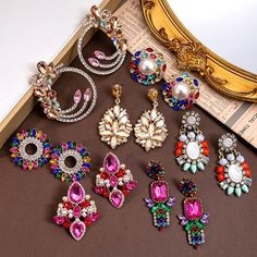 .sizingSection_variants__vrALN{float: left}Rhinestone Drop Earring / Stud Earringmeasurement is cm.Product Information

Material:
Alloy


Color:
1 Pair - E5710-2 - Gold Earring Stud, Drop Earring, Kawaii Clothes