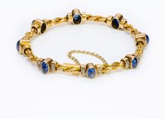 Antique Gold Sapphire Diamond Bracelet Luxury Yellow Gold Bracelets With Rose Cut Diamonds, Vintage Single Cut Diamond Bangle, Formal Rose Cut Diamond Bracelets, Formal Bracelets With Rose Cut Diamonds, Fine Jewelry Bracelet With Rose Cut Diamonds, Vintage Bangle Bracelet With Single Cut Diamonds, Formal Yellow Gold Diamond Bracelet With Rose Cut Diamonds, Luxury Gold Bracelets With Rose Cut Diamonds, Heirloom Yellow Gold Diamond Bracelet