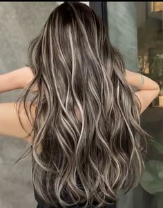 Hair Blending, Highlight Hair, Hair Pics, Dip Dye Hair, Ash Hair Color, Boho Hair, Blending Gray Hair