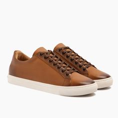 Comfortable & Classic Women's Low Top Sneaker in Rich Tan "Toffee" Leather. Handcrafted With Integrity Using the Highest Quality Materials and Buttery Soft Interior Lining. Free Shipping & Returns. Thursday Boots Women, Thursday Boot Company, Thursday Boots, Boot Companies, Leather Dress Shoes, Leather Cleaning, Classic Man, Men's Grooming, Toffee