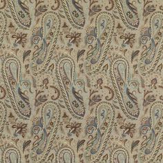 Mulberry HOXLEY SAGE Fabric Country House Curtains, Sage Curtains, House Curtains, Mulberry Fabric, Sage Fabric, Mulberry Home, Paisley Fabric, Silver Fabric, Contemporary Fabric