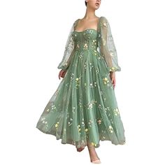 42675309609096|42675309641864|42675309740168|42675309772936 Fairycore A-line Party Dress, Green A-line Tulle Dress, Spring Fairytale Fairy Dress For Dress-up, Fairycore Summer Fancy Dress, Summer Fairycore Fancy Dress, Princess Style Prom Dress With Floral Applique, Princess Style Floral Applique Prom Dress, Princess Style Lace Prom Dress, A-line Fairycore Dress For Party