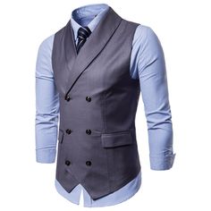 Product Description * Item:men vest * Condition: 100% Brand New * Color:gray，black，wine red，blue * Size:Asian M-4XL * Package:1pc vest (without any accessories ）    Please note: 1.Please allow a little error due to manual measurement. 2.The color maybe a little difference because of the light,screen reflection etc. 3.If you are not sure what size to choose, you can tell us your height and weight, we will recommend the right size for you. Shipping 1. Your Item(s) will be shipped within 5-15 busin Business Casual Coat, Wedding Waistcoats, Marriage Dress, Double Breasted Waistcoat, Mens Suit Vest, Sock Drawer