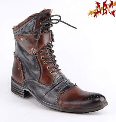 men's gothic punk boots Mens Goth Fashion, Steampunk Shoes, Fall Fashion Skirts, Punk Boots, Shoe Men, Punk Outfits, Goth Outfits, Steampunk Fashion