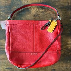 Nwt Coach Park Leather Mini Duffle Crossbody Bag. No: 49160 Handle With 4” Drop. Longer Crossbody Strap 9” 9”X 8 1/4” X 3 Brand New, Never Been Worn. Super Soft Leather: Perfect Size! Red Coach Bag For On-the-go, Red Satchel Shoulder Bag With Snap Closure, Everyday Red Bag With Snap Closure, Red Bag With Snap Closure For Everyday Use, Red Everyday Bag With Snap Closure, Red Crossbody Bag With Snap Closure, Chic Red Bag With Snap Closure, Casual Red Bag With Snap Closure, Coach Red Satchel With Adjustable Strap