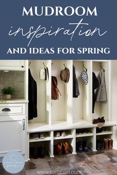 mudroom organization and ideas for spring