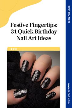 From bold colors to playful designs, these 31 birthday nail ideas are perfect for your special day. Let your nails shine as bright as you do! 31 Birthday, Birthday Nail Art, Birthday Nail, Sagittarius Birthday, Pisces Birthday, Easy Birthday, Purple Birthday, Black Nail Polish, Dotting Tool