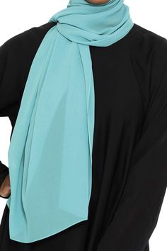 Essential Hijab Sea Breeze | Al Shams Abayas 7 Garment Workers, Sea Breeze, Made In China, Everyday Look, Chiffon, China, Sweatshirts