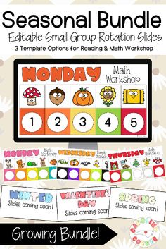 the seasonal bundle includes activities to help students learn how to read and practice numbers in order to