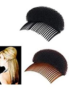 PRICES MAY VARY. Color: 1 Black and 1 Brown Can stay firmly in your hair Easily create big sexy volume with it Feel confident and beautiful in seconds Good for going party or banquet Brings you a new hair style in seconds Package included: 2pcs hair styler Bump Hairstyles, Hair Base, Hair Accessories Bun, Bump It, Beehive Hair, Gothic Hairstyles, Party Hair Accessories, Hair Nets, Diy Hair Mask