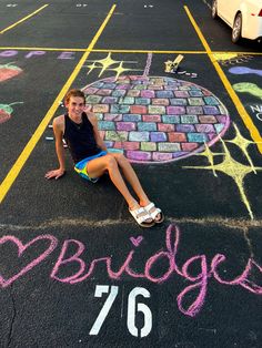 Parking Spot Chalk High School, Chalking Senior Parking Spots, Senior Parking Spots Chalk, Senior Chalk Art, Chalk Parking Spot Ideas, Chalk Your Spot Senior, Parking Spot Chalk Ideas, Senior Parking Space Ideas Chalk, Parking Spot Chalk