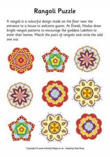 an image of rangoli puzzles