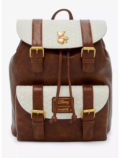 Loungefly Disney Winnie the Pooh Honeycomb Flap Mini Backpack - BoxLunch Exclusive Friends Workout, Cute Mini Backpacks, Women's Bags By Material, Disney Handbags, Women's Bags By Style, Loungefly Disney, Autumn 2024, Pooh Bear, Disney Merchandise