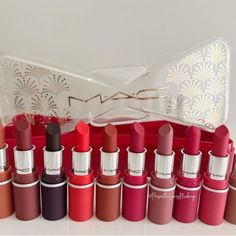 Mac Limited Edition Celebrate In Colour Powder Kiss Lip Vault X 12 New In Box Korean Eye, Lipstick Nails, Amazon Beauty, Makeup Mac, Korean Eye Makeup, Eye Makeup Techniques, Bath Ball, Paper Mate