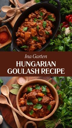 Ina Garten Hungarian Goulash Recipe Hungarian Potato Goulash, Authentic Hungarian Goulash, Traditional Hungarian Goulash Recipes, Goloush Recipe, Hungarian Goulash Recipes Authentic, Dutch Oven Goulash, Beef Goulash Recipes, Hungarian Goulash Recipes, Austrian Goulash