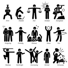 an image of people doing different things in black and white, with the words fun on them