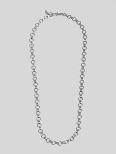 Sterling Silver Texture Life Saver Chain pictured on light grey background. Adjustable Nickel-free Choker Chain Necklace, Vintage Sterling Silver Chain Necklace With Adjustable Chain, Sterling Silver Rope Chain Necklace, Silver Nickel-free Snake Chain Necklace, Sterling Silver Link Necklace With Rope Chain, Silver Texture, Vintage Clip, Pearl Gemstone, Safety Pin