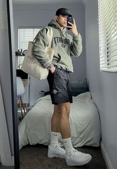 Outfits Quotes, Mens Shorts Outfits, Trendy Boy Outfits, Mens Summer Outfits, Mens Casual Outfits Summer, Mens Trendy Outfits, Street Style Outfits Men, Men Stylish Dress, Street Fashion Men Streetwear