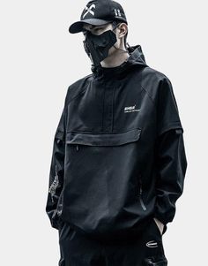 Technical Jacket - Anagoc Tech Wear Jacket, Womens Techwear, Techwear Ninja, Mens Techwear, Cyberpunk Jacket, Techwear Cyberpunk, Techwear Jacket, Tech Clothing, Outfit Anime