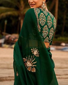 Ajrakh Saree Blouse Designs, Tantra Art, Saree Blouse Designs, Saree Blouse, Indian Fashion, Blouse Designs, Blouses, Saree, Quick Saves