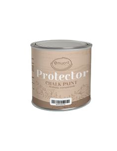 a can of protector chalk paint on a white background with the words protector written in