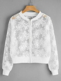 Classy Minimalist Outfits, White Lace Shirt, Summer Coats, Guipure Lace, Women Hoodies Sweatshirts, Urban Chic, Casual Style Outfits, Fashion Tops