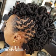 Monistat Hair Growth, Black Hair Locs, Loc Styles Short, Long Shag Cut, Unique Loc Styles, Lock Styles, Dreads Hairstyles