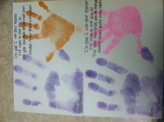 two handprints are shown with words written on them