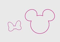 a drawing of a mouse and a butterfly on a gray background with the word disney written in pink