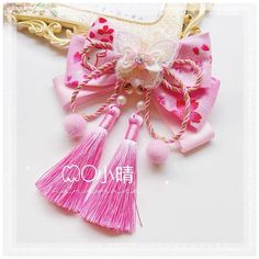 Diy Luxury, Tsumami Zaiku, Bow Ideas, Pita, Hair Bow, Hair Bows, Hair Accessories, Ribbon, Japan