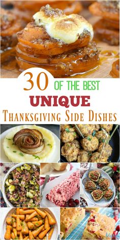 30 of the best unique thanksgiving side dishes