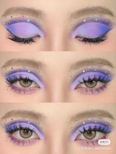 Cloudcore Aesthetic Outfits, Pink Makeup Inspiration, Interesting Makeup Looks, Cute Summer Makeup, Nails Designs For Beginners, Different Eyeshadow Looks, Nails Easy At Home, Nails Easy Design, Diy Nails Designs