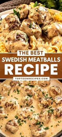 the best swedish meatballs recipe with pasta and mushrooms