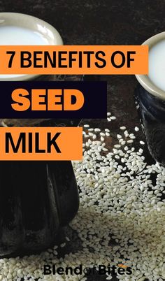 Sesame seed milk is not nearly as popular as soy milk, oat milk, almond milk, and others. However, it is known for its intricate flavoring use and oils. Sesame seed milk benefits are abundant and they contain more protein in one serving than normal milk. Read more about the 7 benefits of seed milk at www.blendofbites.com | healthy ideas & tips Benefits Of Sesame Seeds, Sesame Milk, Soap Manufacturing, Milk Benefits, Fitness Facts, Edible Seeds, More Protein, Sesame Seed, Vegan Living