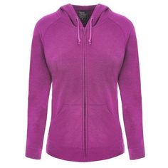 Warm yourself in our stylish Women's Hooded Sweatshirt with high quality metal zipper and hand warmers split pockets. We blend a high percentage of bamboo viscose into a stretch French Terry fabric to make the perfect hoodie. PRODUCT DETAILS + FEATURES: Available in Raspberry, Orchid, Arctic Ice (light lavender) and Black Designed in California, Made in China - where Bamboo grows. FABRIC: 70% Bamboo Viscose/25%Organic Cotton/ 5% Spandex FIT & SIZING: Sizes XS (2-4), S (6-8), M (8-10), L (12- Cotton Activewear For Outdoor Activities In Fall, Sporty Heather Hoodie With Drawstring, Fitted Fleece Hooded Activewear, Heather Hooded Hoodie In Athleisure Style, Solid Color Hooded Activewear With Adjustable Hood, Heather Hooded Athleisure Hoodie, Solid Hooded Activewear With Adjustable Hood, Heather Cotton Sporty Hoodie, Sporty Heather Cotton Hoodie