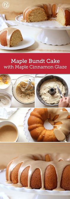 maple bundt cake with maple cinnamon glaze is an easy and delicious dessert recipe