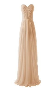 Sweetheart Long Chiffon Gown With Allover Pleats Sheer Floor-length Bridesmaid Dress, Floor-length Chiffon Gown With Sheer Bodice, Sheer Chiffon Floor-length Gown, Sheer Beige Chiffon Dress, Beige Sheer Chiffon Dress, Beige Chiffon Floor-length Dress, Spring Chiffon Wedding Night Dress, Wedding Sheer Chiffon Maxi Dress, Spring Chiffon Dresses For Wedding Night