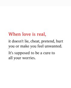 "🌟 When love is real, it doesn’t lie, cheat, or make you feel unwanted. True love cures your worries and makes you feel safe. 💕 #quotes #relationship #love #selfworth #realove" Hiding Stuff Quotes Relationships, Silently Loving You Quotes, Feel Safe Quotes, Lying Quotes Relationship, Feeling Unwanted Quotes Relationships, Lies Quotes Relationship, Unspoken Love Quotes, Reincarnation Love, Pointless Quotes