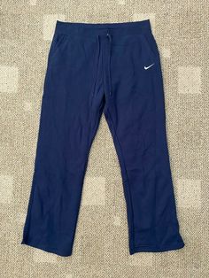 ~ Nike ~   Women's Team Club Sweat Pants Style: 836124 - Color: 419 Blue - Size: 2XL  ~ Brand New with Tags ~  Elastic in waistband / exterior drawcord 2 hand pockets Waist side to side measures approx. 19" un-stretched Inseam approx. 33" Outseam approx. 43" If you are looking for nice designer clothing you have found the right site.  We have many name brand only items listed, and gladly combine shipping! I want buyers to know customer satisfaction has, and always will be, my Priority!  If you h Sweat Pants Style, Sweatpants Style, Nike Sweats, Pants Style, Active Wear Pants, Sweat Pants, Fashion Pants, Customer Satisfaction, Nike Women