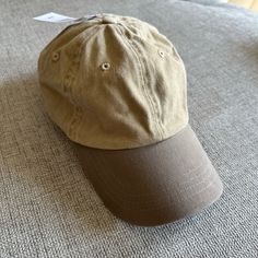 Reposhing This Item I Purchased From @Mu10504. Still New With Tags, I Just Never Wore It. Khaki Cap For Fall, Khaki Hats For Outdoor Fall Use, Khaki Outdoor Hat For Fall, Fall Outdoor Khaki Hat, Spring Khaki Cotton Baseball Cap, Beige Casual Hat For Everyday Wear, Beige Casual Hat For Everyday, Casual Beige Baseball Cap For Winter, Casual Beige Hat For Everyday