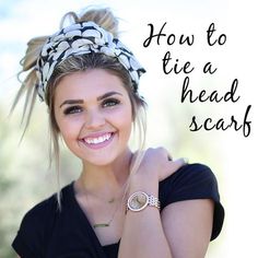 Tie A Head Scarf, How To Wear Headbands, Pigtail Hairstyles, Head Hair