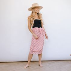 The sarong is the best accessory for your days at the pool or beach. And takes up zero room in your suitcase when you're packing for your beach vacation! Breezy, comfortable, and versatile our Coral Reef Sarong can be worn tied around the waist or even tied around the neck as a dress. Block Printing is one of the oldest types of printmaking, and has been around for thousands of years. Our Block Printed Sarongs have bright bold prints and are stamped onto a super soft cotton. Perfect for an easy Mignonne Gavigan, Cute Beanies, Swimwear Dress, Capri Blue, Baby Keepsake, Easter Dress, Block Printing, Dress Jewelry, Coral Reef