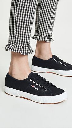 Superga Cotu Classic Lace Up Sneakers | SHOPBOP Navy Superga Outfit, Platform Superga, Superga 2287, Superga Cotu, Superga Shoes, Keds Style, Flat Sneakers, Superga Sneaker, Keds