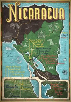 a map of the city of nicarca