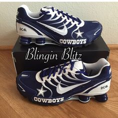 Unisex Dallas Cowboys Nike Turbo Shox Cowboy Shoes, Cowboy Gear